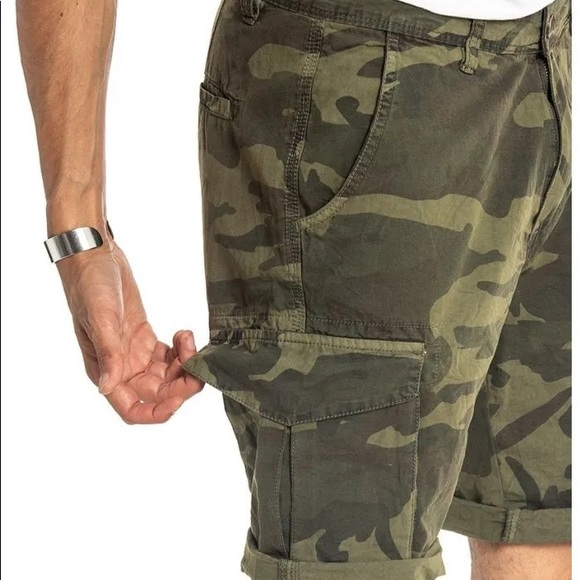 NOHOW CAYO COTTON CARGO IN GREEN CAMO - Picture 10 of 11